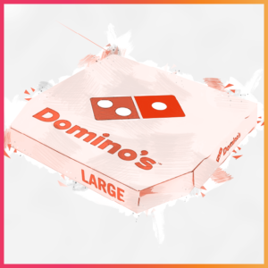 10 Iconic Brands that Evolved their Recipes - Domino's Pizza Illustration