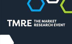 TMRE The Market Research Event logo banner