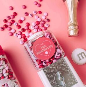 MnM personalized Valentines Day Candy Innovation